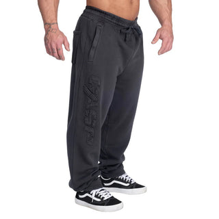 GASP Washed Baggy Pants - Washed Black - Urban Gym Wear
