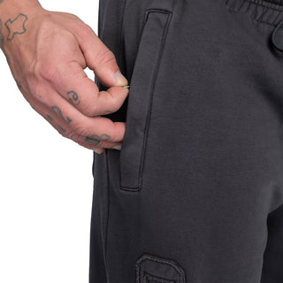 GASP Washed Baggy Pants - Washed Black - Urban Gym Wear