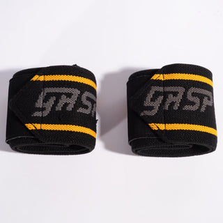 GASP Wrist Wraps - Black - Urban Gym Wear