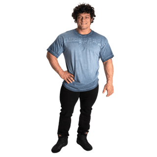 GASP Yoke Original Tee - Ocean Blue - Urban Gym Wear