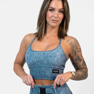 Gavelo Cargo Top - Denim - Urban Gym Wear