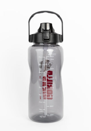 Gorilla Water Bottle With Sleeve 2L - Black - Urban Gym Wear