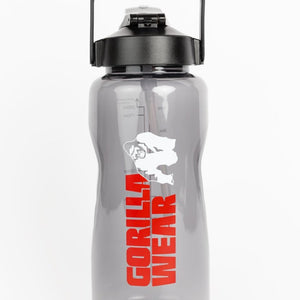 Gorilla Water Bottle With Sleeve 2L - Black - Urban Gym Wear