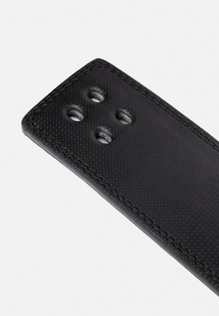 Gorilla Wear 4 Inch Carbon Leather Lever Belt - Black - Urban Gym Wear