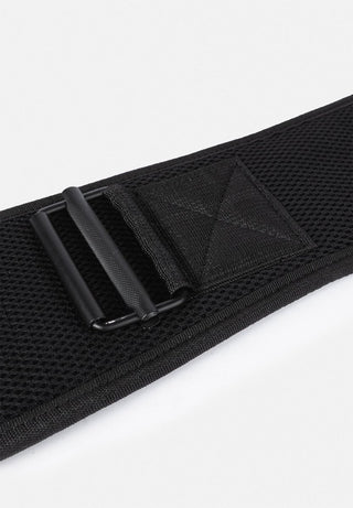 Gorilla Wear 6 Inch Padded Mesh Lifting Belt - Black - Urban Gym Wear