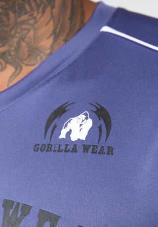 Gorilla Wear Baltimore T-Shirt - Blue - Urban Gym Wear