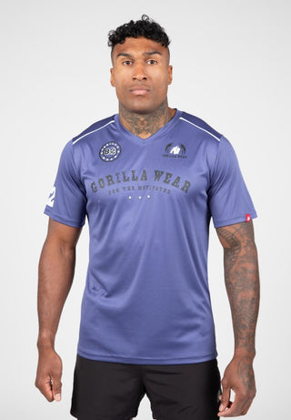 Gorilla Wear Baltimore T-Shirt - Blue - Urban Gym Wear