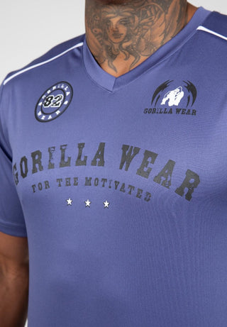Gorilla Wear Baltimore T-Shirt - Blue - Urban Gym Wear