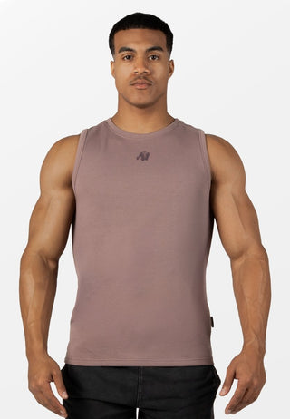 Gorilla Wear Belfort Tank Top - Taupe - Urban Gym Wear