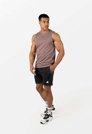 Gorilla Wear Belfort Tank Top - Taupe - Urban Gym Wear