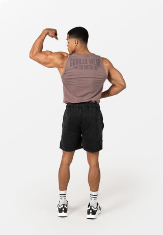 Gorilla Wear Belfort Tank Top - Taupe - Urban Gym Wear