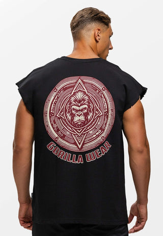 Gorilla Wear Bouse Cut Off Tank Top - Black - Urban Gym Wear