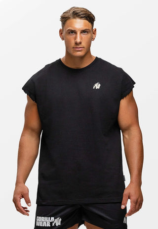 Gorilla Wear Bouse Cut Off Tank Top - Black - Urban Gym Wear
