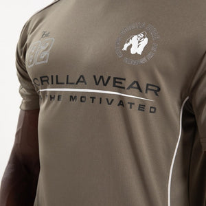 Gorilla Wear Broxton T-Shirt - Army Green - Urban Gym Wear