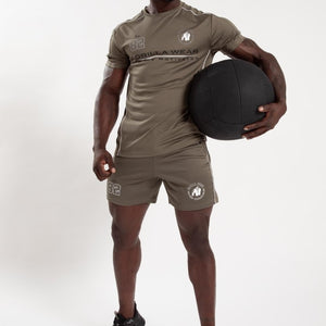 Gorilla Wear Broxton T-Shirt - Army Green - Urban Gym Wear