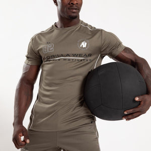 Gorilla Wear Broxton T-Shirt - Army Green - Urban Gym Wear