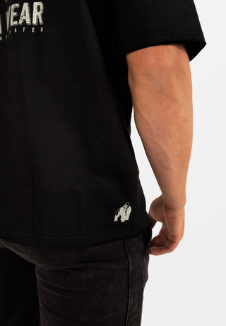 Gorilla Wear Callaway Oversized T-Shirt - Black - Urban Gym Wear