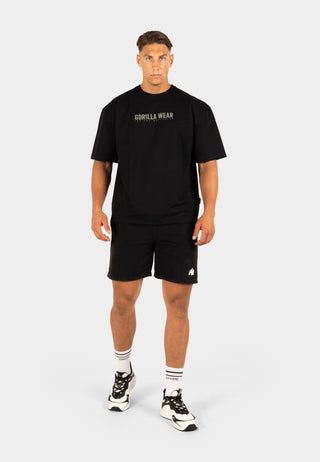 Gorilla Wear Callaway Oversized T-Shirt - Black - Urban Gym Wear