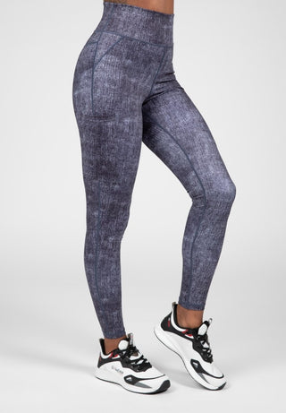 Gorilla Wear Camilla Leggings - Blue Denim - Urban Gym Wear