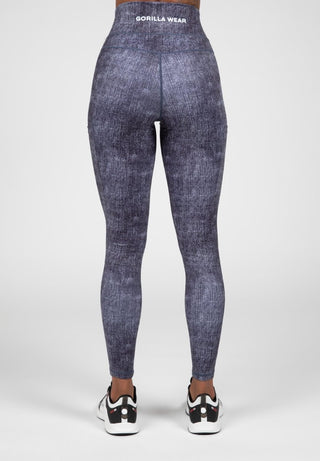 Gorilla Wear Camilla Leggings - Blue Denim - Urban Gym Wear