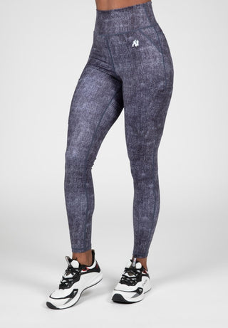 Gorilla Wear Camilla Leggings - Blue Denim - Urban Gym Wear