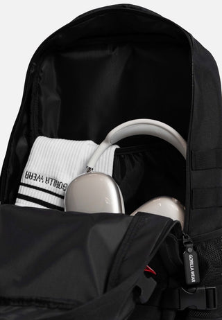 Gorilla Wear Cardiff Backpack - Black - Urban Gym Wear