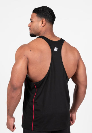 Gorilla Wear Casper Stringer - Black/Red - Urban Gym Wear
