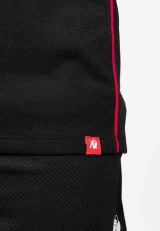 Gorilla Wear Casper Stringer - Black/Red - Urban Gym Wear