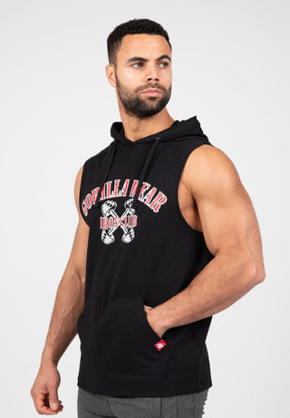 Gorilla Wear Chico S/L Hooded T-Shirt - Black - Urban Gym Wear