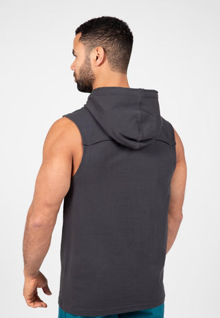Gorilla Wear Chico S/L Hooded T-Shirt - Dark Grey - Urban Gym Wear