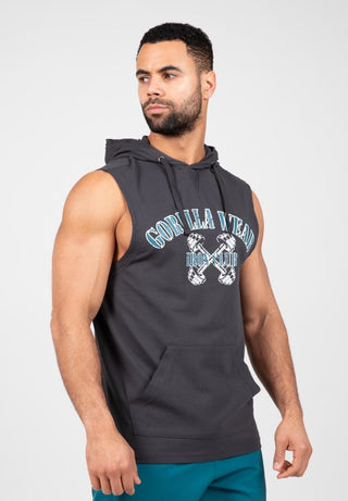 Gorilla Wear Chico S/L Hooded T-Shirt - Dark Grey - Urban Gym Wear