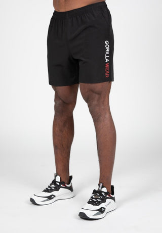 Gorilla Wear Clarkson Shorts - Black - Urban Gym Wear