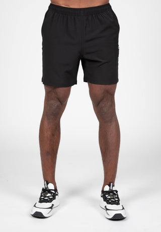 Gorilla Wear Clarkson Shorts - Black - Urban Gym Wear