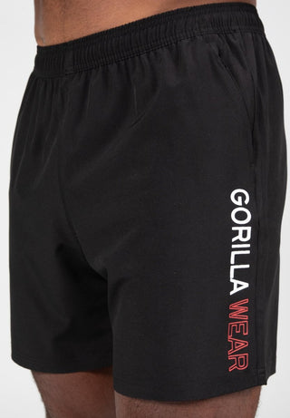Gorilla Wear Clarkson Shorts - Black - Urban Gym Wear