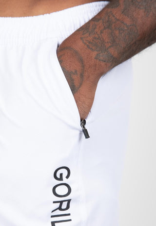 Gorilla Wear Clarkson Shorts - White - Urban Gym Wear