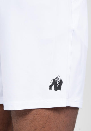 Gorilla Wear Clarkson Shorts - White - Urban Gym Wear