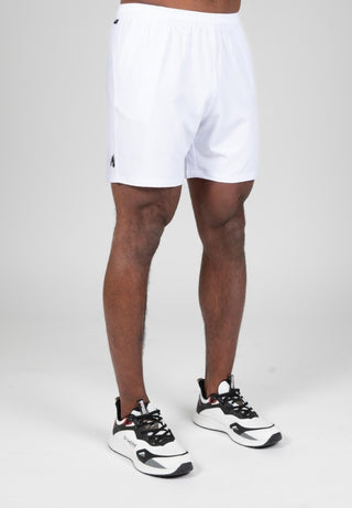 Gorilla Wear Clarkson Shorts - White - Urban Gym Wear