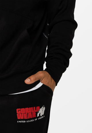 Gorilla Wear Classic Oversized Sweatpants - Black - Urban Gym Wear