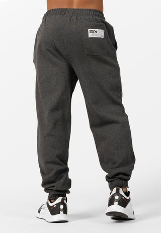 Gorilla Wear Classic Oversized Sweatpants - Dark Grey Melange - Urban Gym Wear