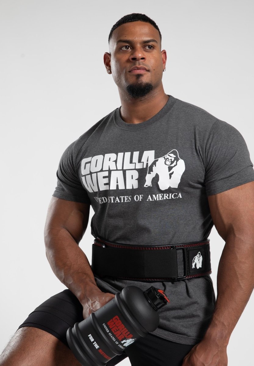 Gorilla Wear Classic T-Shirt - Dark Grey - Urban Gym Wear