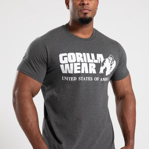 Gorilla Wear Classic T-Shirt - Dark Grey - Urban Gym Wear