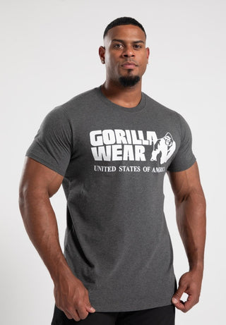 Gorilla Wear Classic T-Shirt - Dark Grey - Urban Gym Wear