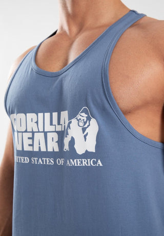 Gorilla Wear Classic Tank Top - Coronet Blue - Urban Gym Wear