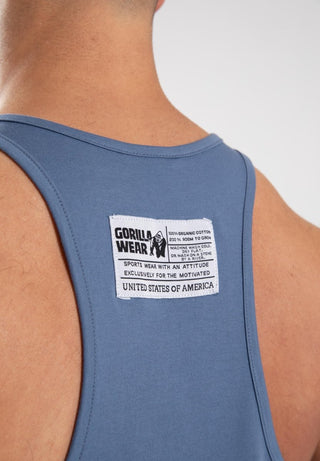 Gorilla Wear Classic Tank Top - Coronet Blue - Urban Gym Wear