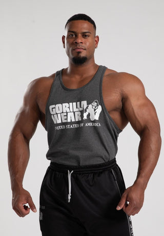 Gorilla Wear Classic Tank Top - Dark Grey - Urban Gym Wear