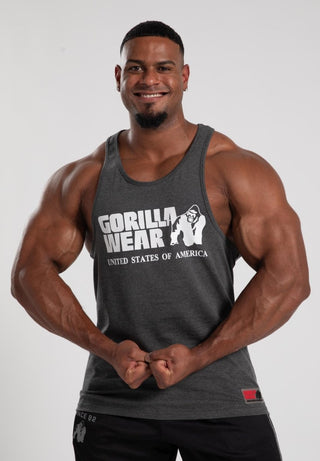 Gorilla Wear Classic Tank Top - Dark Grey - Urban Gym Wear