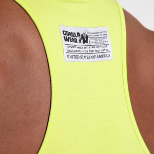 Gorilla Wear Classic Tank Top - Wild Lime - Urban Gym Wear