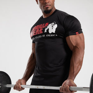 Gorilla Wear Classic Training T-Shirt - Black - Urban Gym Wear