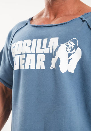 Gorilla Wear Classic Workout Top - Coronet Blue - Urban Gym Wear