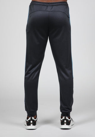 Gorilla Wear Devon Training Pants - Grey/Blue - Urban Gym Wear